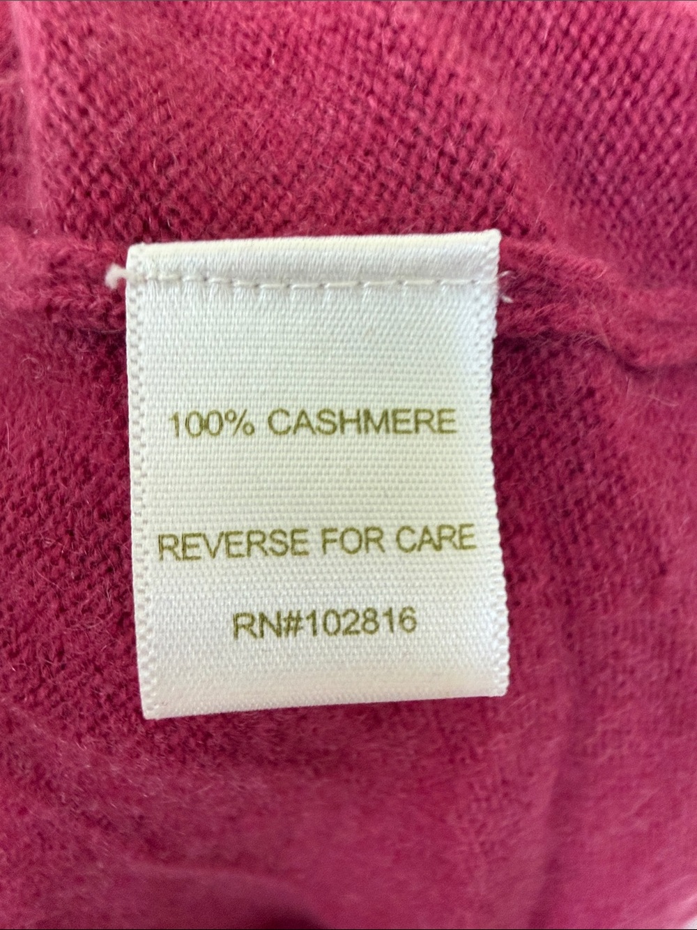 Garnet Hill Raspberry Ruffle-Front Cardigan - Picture 3 of 4